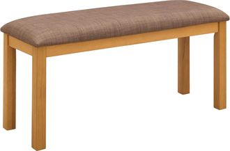 vidaXL Banca De Comedor 95 X 32 X 45 Cm Madera De Roble S&oacute;lido Gris Vidaxl