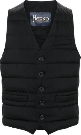 Herno Piumino Gilet 9300 - Heren - Bodywarmers - Zwart - M - Jassen