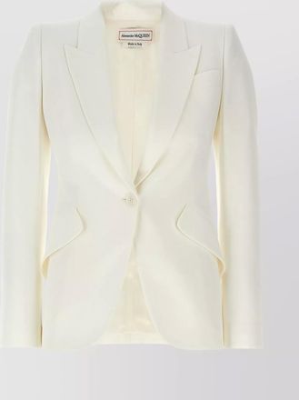 Alexander McQueen blazer tailored notched lapels