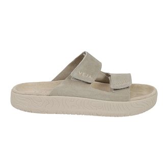 Veja Sliders, male, Gray, Size: 12 US Etna Touch-Strap Platform Sandals