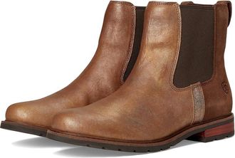 Ariat Wexford Chelsea Womens Boots Cowboy Womens Boots Metallic Pearl/Polo Brown : 7.5 B - Medium, Leather