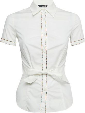Love Moschino Camicia con perline - Bianco