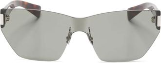 Saint Laurent Eyewear Occhiali da sole oversize - Nero