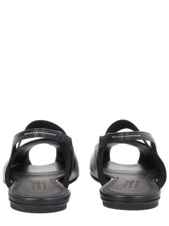 Maison Margiela Anatomical Leather Slingback Sandal - Black