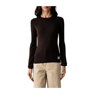 A|X Armani Exchange Trui met ronde hals - Dames - Truien - Zwart - Maat: L Katoen