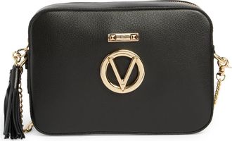 Mario Valentino Babette Leather Camera Bag in Black at Nordstrom Rack