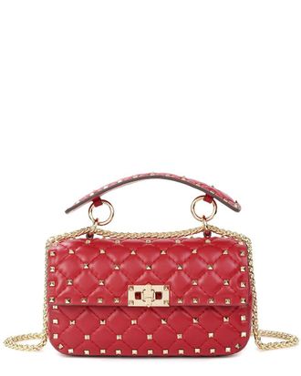Tiffany & Fred Quilted & Studded Leather Crossbody