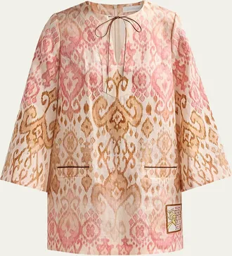 Zimmermann Aster Shift Mini Dress