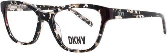 DKNY Ladies Tortoise Cat Eye Eyeglass Frames Dkny-Dk5057-010-53
