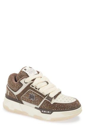 Amiri Crystal MA-1 Sneaker in Dark Brown at Nordstrom, Size 12Us