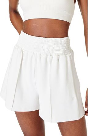Sweaty Betty Sand Wash Cloud Weight Shorts in Lily White at Nordstrom, Size Xx-Large