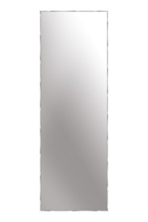 Nielsen Design Alpha Aluminium Rectangular Wall Mirror Large 50x150cm in Silver | Size: 50x150 cm