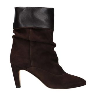 Lina Locchi Se4011 Laarsjes met Hak - Dames - Schoenen - Bruin - Maat: 41 EU Su&egrave;de