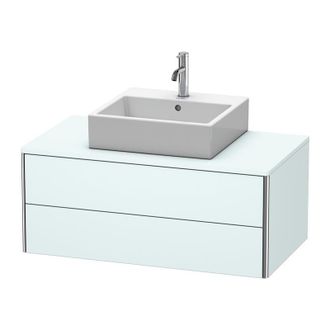 Duravit Mueble De Pared Duravit Xsquare 100.0 X 54.8 Cm, 2 Cajones, Color (frente/cuerpo): Azul Claro Mate - Xs491100909