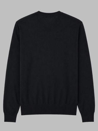 Tom Ford Mens V-Neck Wool Jumper Black Jumpers Sweater