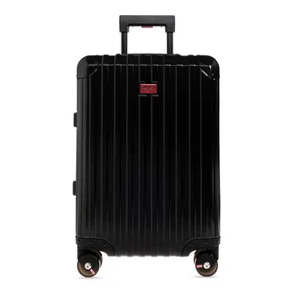Diesel Trolley in alluminio - - Suitcases - unisex - Nero - ONE SIZE