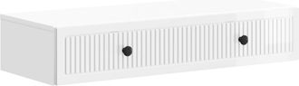 vidaXL Mesa Lateral Montada En La Pared Brillante 87,5 X 34,5 X 17 Cm Vidaxl