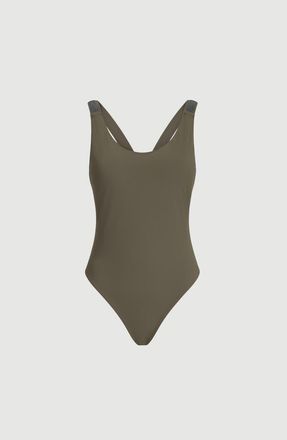 Brunello Cucinelli One-piece swimsuit in Military at Nordstrom, Size 40 It