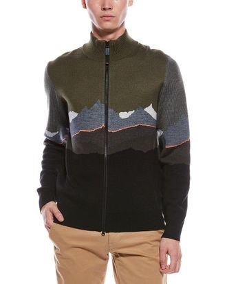 Bogner Helmut Zip Wool-Blend Cardigan