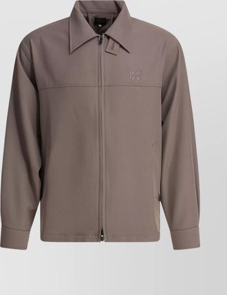 Needles collared neck long sleeves side pockets