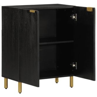 Berkfield Home Sideboard Black 60x33x75 cm Engineered Wood | Size: 60 x 33 x 75 cm