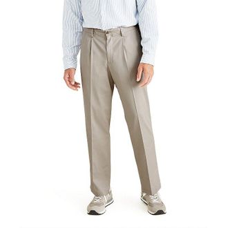 Dockers Mens Big & Tall Stretch Khaki Pants