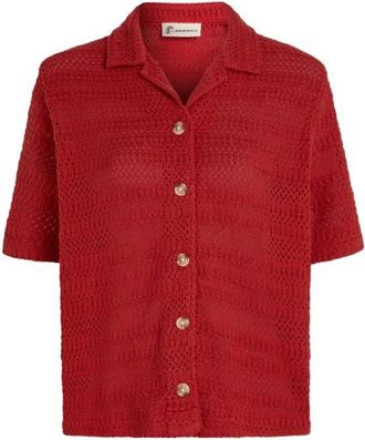 O'Neill ORiginals Crochet Shirt Bluse f&uuml;r Damen | rot