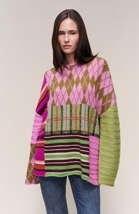 Guizio Zuri Sweater in Pink Multi at Nordstrom, Size Xx-Small