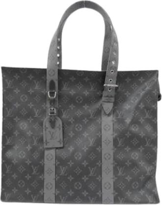 Louis Vuitton Pre-owned Canvas Tote Bag - unisex - Vintage Shopper - Zwart - ONE Size - Vintage