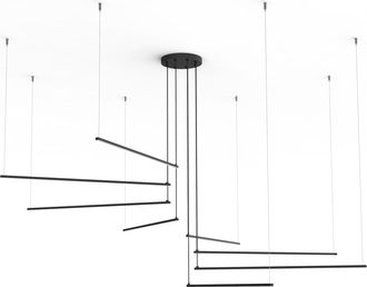 Lumicom Radius Lampara De Techo 8x Monocolor Mate