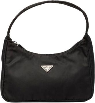 Prada Pre-owned Mini Bags, female, Black, Size: ONE SIZE Pre-owned Mini Shoulder Bag