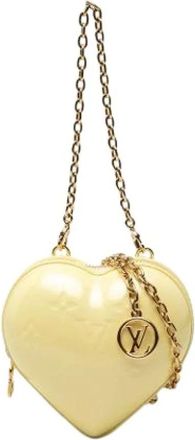 Louis Vuitton Pre-owned Monogram Vernis Crossbody - Dames - Vintage Mini Tas - Geel - ONE Size - Vintage