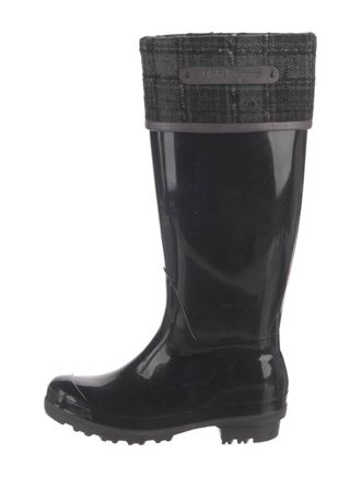Ferragamo Womens Freeze Rain Boots In Nero