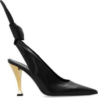 Givenchy Schoenen, Dames, Zwart, 37 EU, Leer, Beauw Slingback Pumps