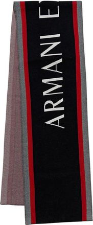 A|X Armani Exchange Sjaal met contrasterende strepen - Heren - Wintersjaals - Veelkleurig - ONE Size - Katoen - Accessoires