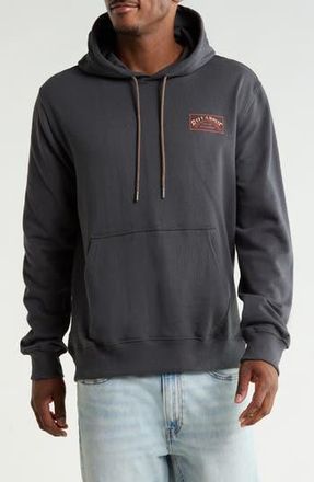 Billabong Tweed Graphic Hoodie in Raven at Nordstrom Rack, Size X-Large