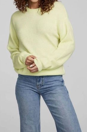 Chaser Frankie Pullover Sweater In Limelight