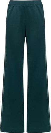 Liu Jo Pant Felpa Lungo - Dames - Sweatpants - Groen - S - Katoen - Broeken