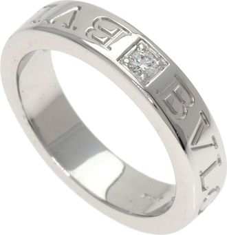 Bulgari White Gold (18K) Band Ring (Pre-Owned)