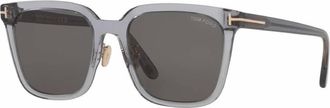 Tom Ford Grey Square Unisex Sunglasses FT1132-K 20A 56