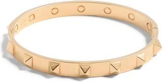 Valentino Garavani Rockstud embellished bangle - Gold