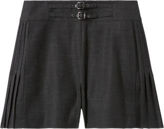 Claudie Pierlot Bermuda con pieghe - Grigio