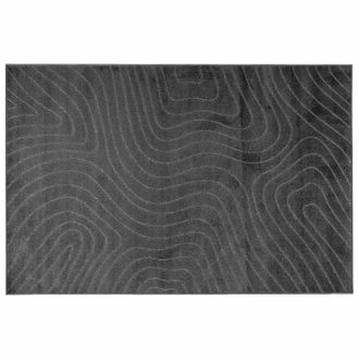 vidaXL Alfombras De &Aacute;rea Palmeras Antracita 280 X 200 Cm Poli&eacute;ster Vidaxl