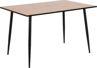 Concept Usine Mesa comedor 4 personas madera y negro 120cm