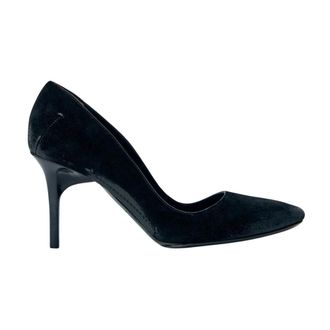 CAPASA MILANO Su&egrave;de Stiletto Pumps - Dames - Schoenen - Zwart - Maat: 37 1/2 EU Su&egrave;de