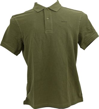 Barbour Mens Retail Sports Polo Shirt 100% Cotton in Green Size Medium