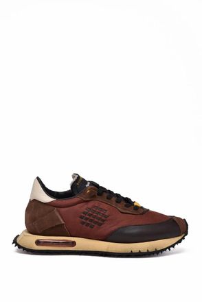 Bepositive Space Race Sneakers - Brown/Bordeaux