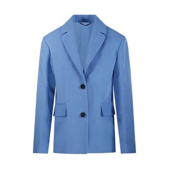 Max Mara Blazers, female, Blue, Size: 2XS Alberta Jacket