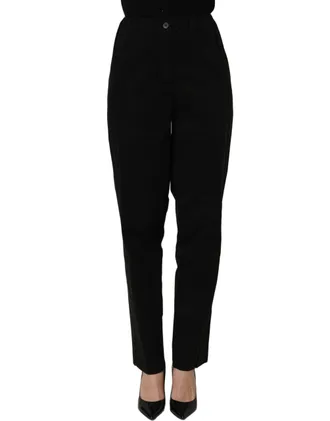 Ql2 Quelledue High-Waisted Straight Chino Women Trouser Womens Pants (Pre-Owned)