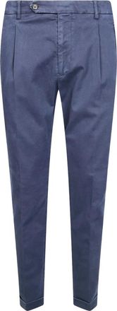 Berwich Pantalone - Heren - Chinos - Blauw - L - Broeken